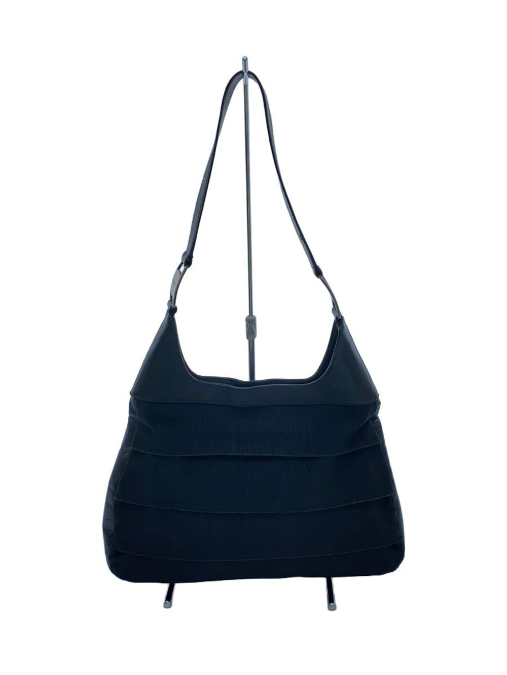 Salvatore Ferragamo Shoulder Bag Canvas Black